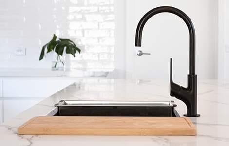 Un robinet contemporain