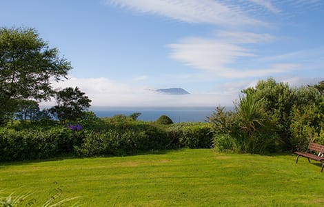 Un jardin de bord de mer