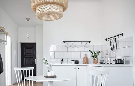 La suspension, parfaite pour éclairer un coin repas