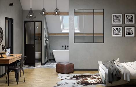 Miser sur le verre ou sur des cloisons ajourées