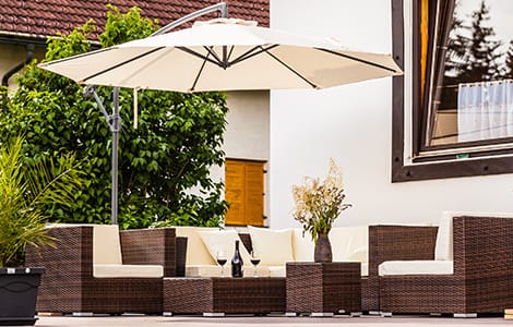 Le parasol déporté