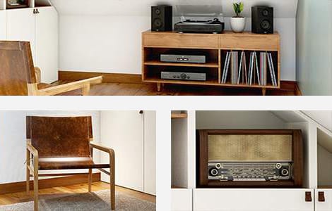 Quel mobilier pour un bureau vintage sous les combles ?