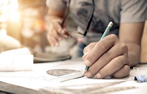 Phase de conception d’une charpente