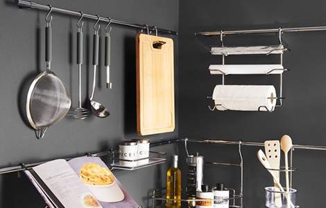 Des barres avec crochets