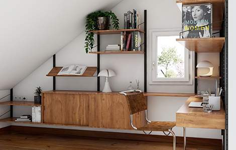 aménager ses combles en bureau :  l'ergonomie