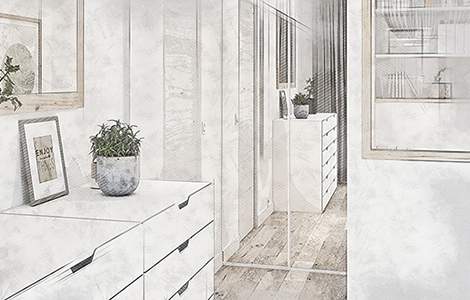 aménagement d'un placard dans une chambre