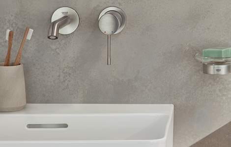 La robinetterie encastrée