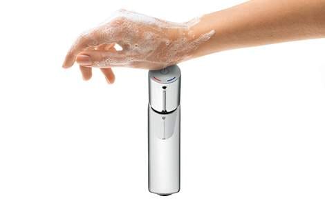 Le mitigeur avec bouton poussoir