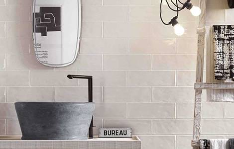 Carrelage salle de bain : la faïence 