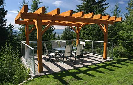 Pergola auto portée