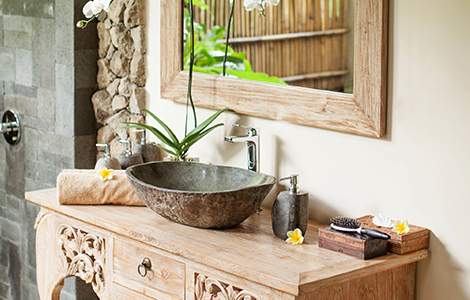 Enduit salle de bain : enduit à la chaux, le chic de la simplicité