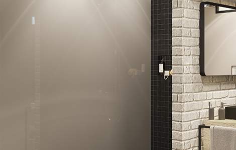 Panneau mural en verre traité, design et facile d’entretien