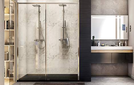 La salle de bains dans une suite parentale