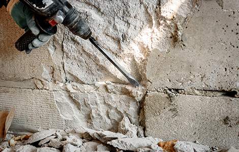 Rénovation lourde : percement de mur porteur