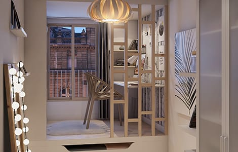 idée rénovation maison : jouer avec les volumes et créer une estrade