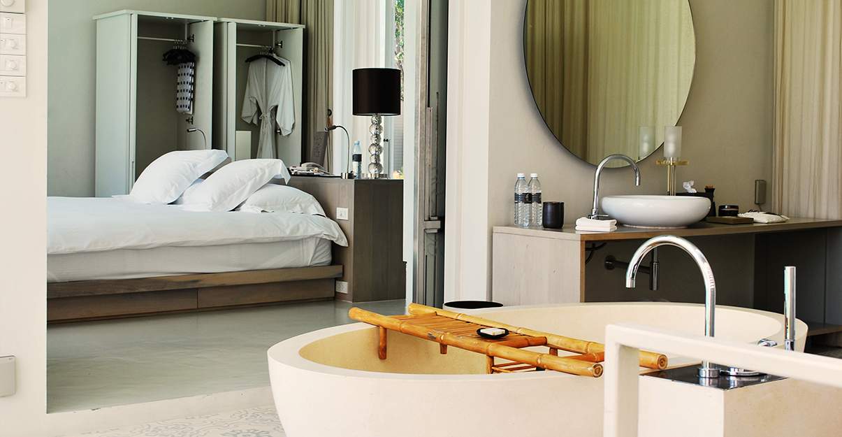 aménager une chambre d'amis agréable : prévoir une salle de bain