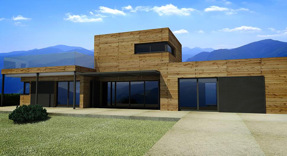 Essences des bardages et styles