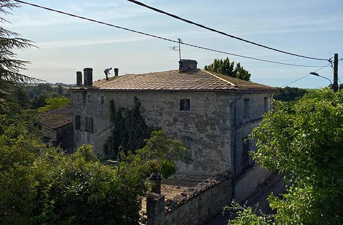 Rénovation lourde : rénovation d’une toiture
