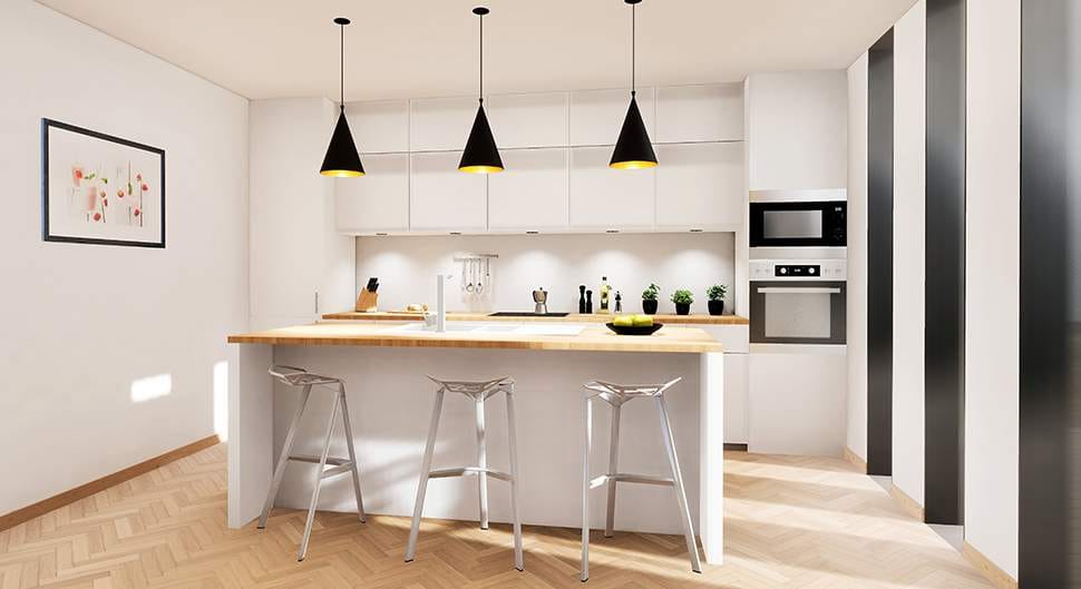 un coin bar dans le salon