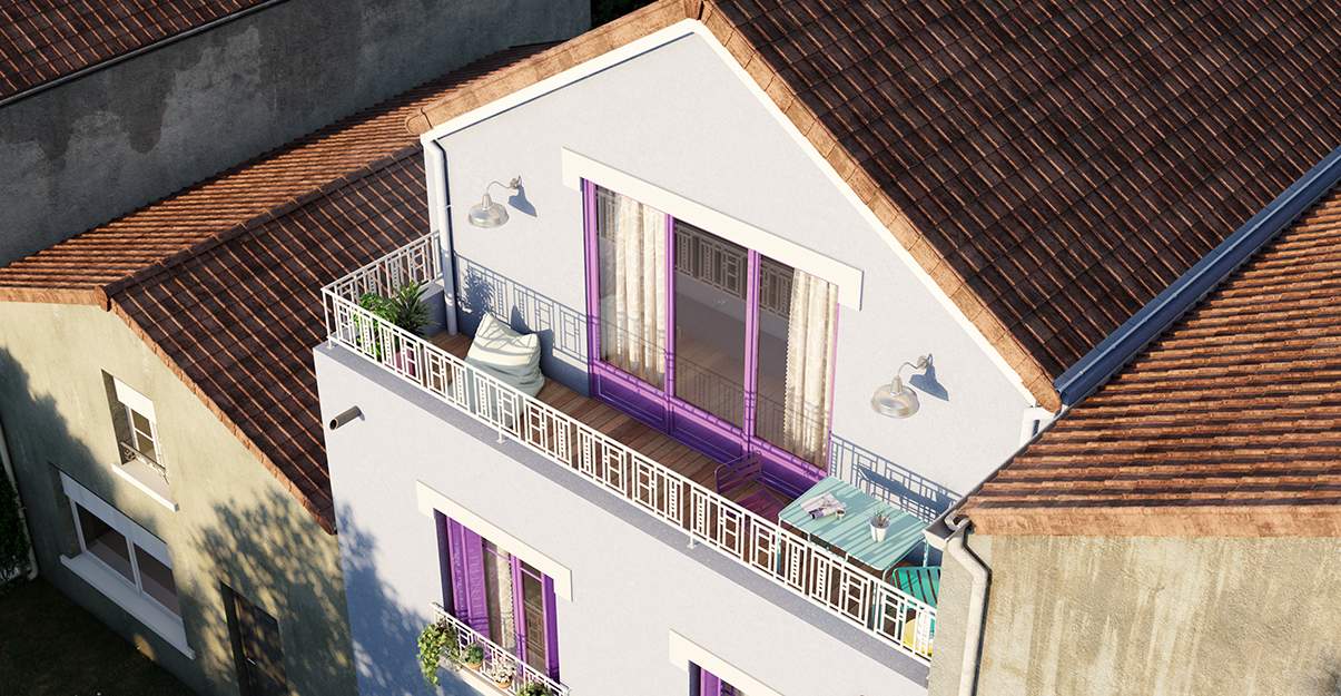 Surélévation partielle