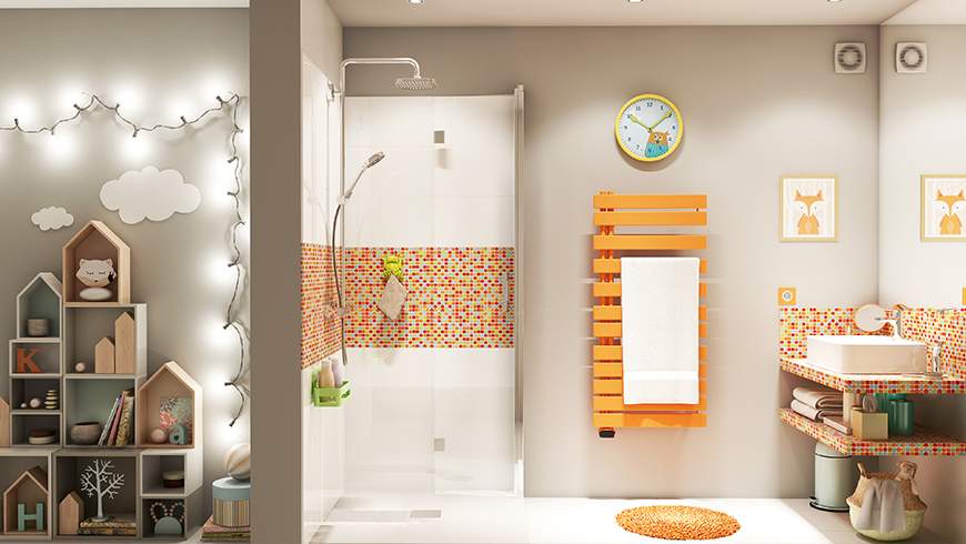 Une salle de bain pour enfant