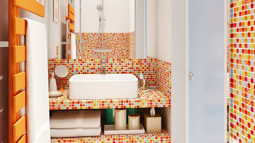 Une salle de bain pour enfant
