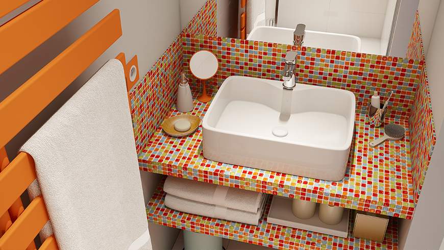 Une salle de bain pour enfant