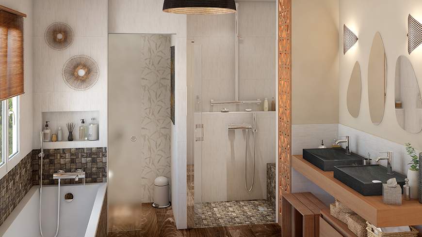 Une salle de bain pour sénior