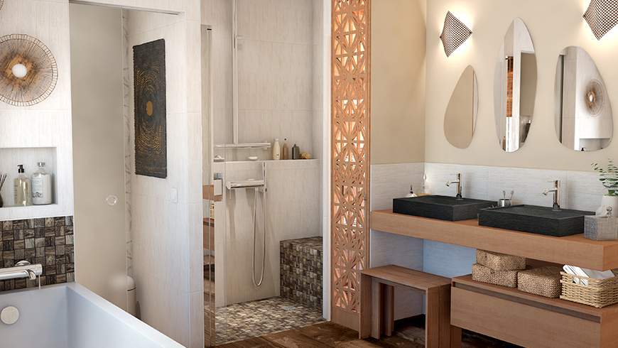 Une salle de bain pour sénior