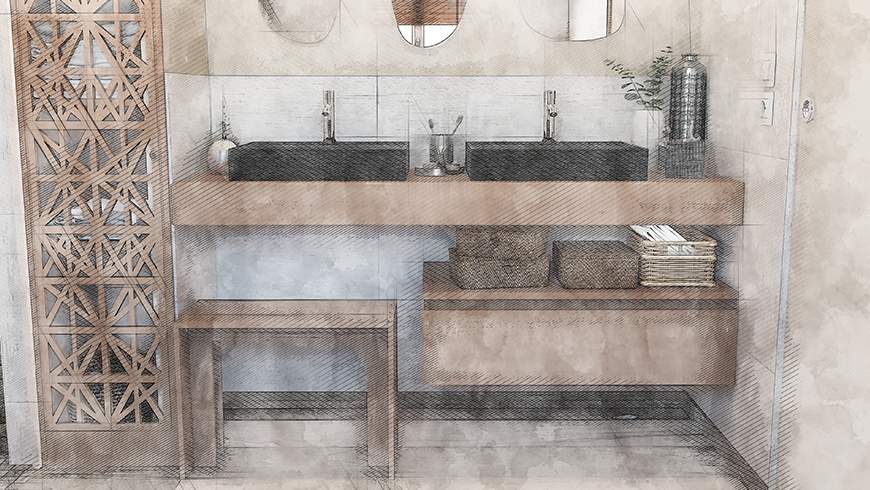 Une salle de bain pour sénior