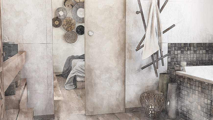 Une salle de bain pour sénior