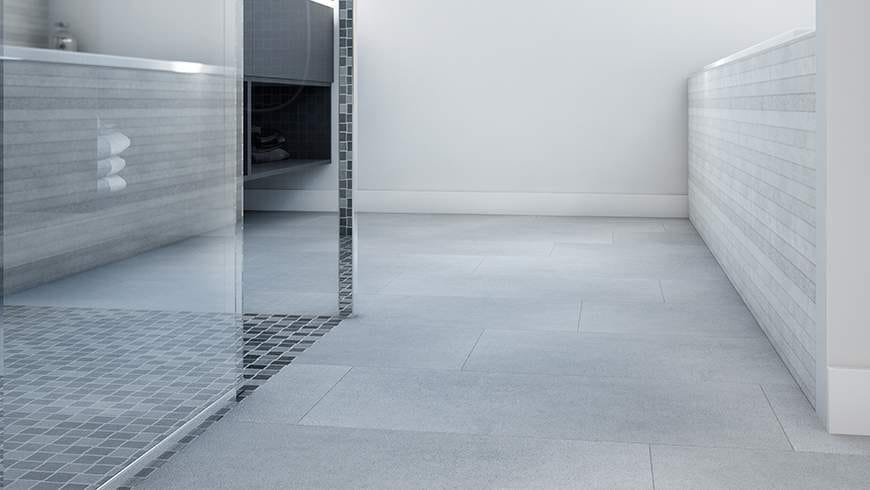 Une salle de bain familiale