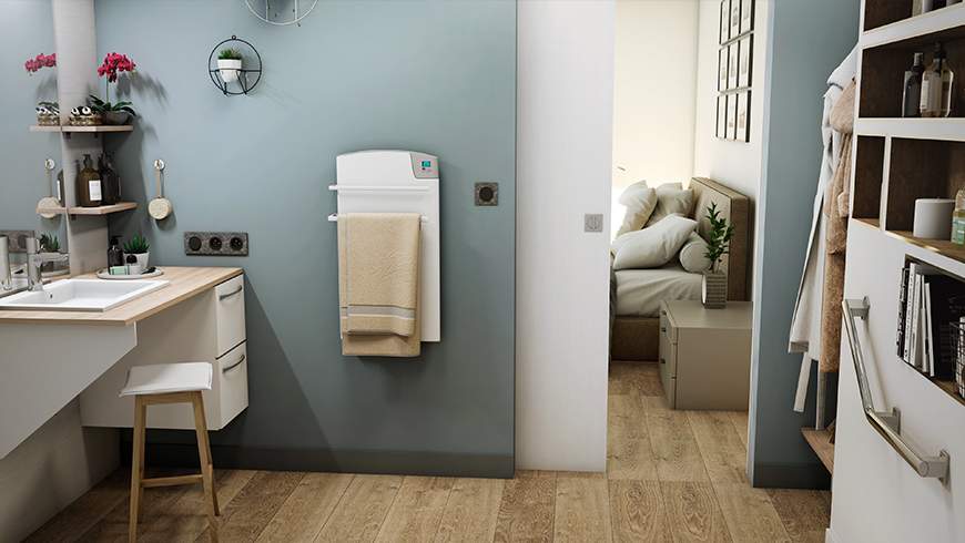 Une salle de bain accessible