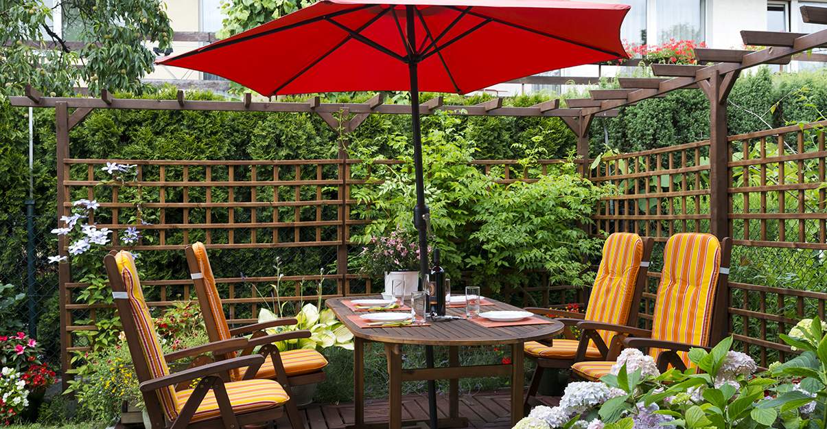 Vis-à-vis terrasse : la treille