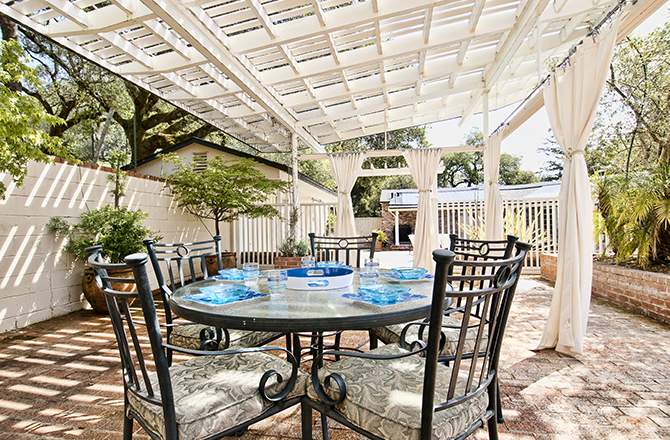 Aménagement d’une terrasse : les voilages