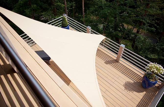 Aménagement d’une terrasse : la voile d'ombrage
