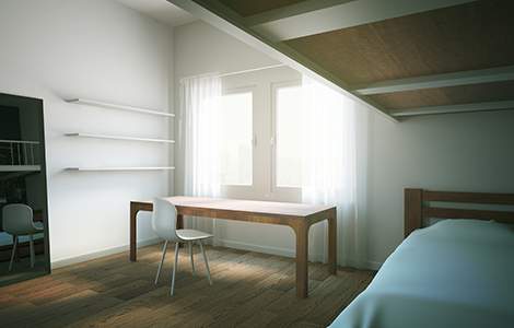 Aménager une petite chambre pour deux ados : la mezzanine