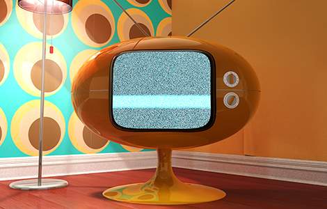 Style pop - Télé des 60's - Saint-Gobain.fr