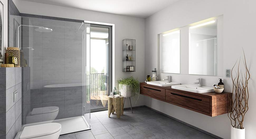 Revêtement mural de salle de bain :  bien le choisir