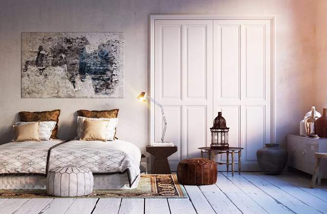 Style Ethnique chambre orientale Saint-Gobain.fr