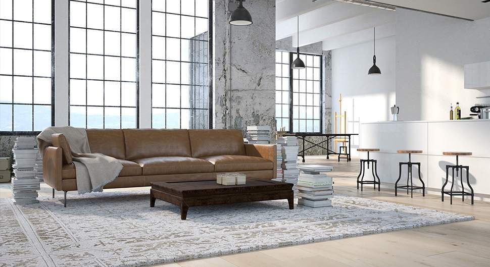 Style Industriel salon cuisine fonctionnel Saint-Gobain.fr