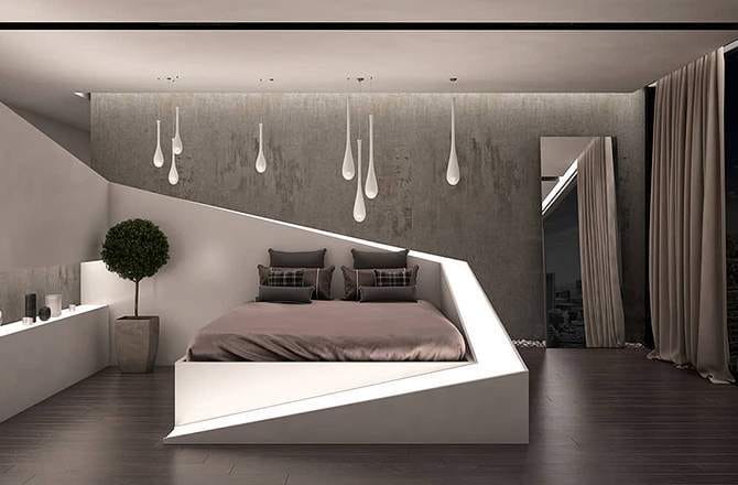 Style Moderne design chambre Saint-Gobain.fr