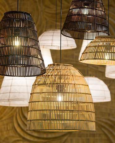 Style ethnique - suspensions en rotin - Saint-Gobain.fr