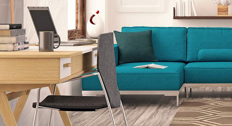 Style vintage - bureau bois - Saint-Gobain.fr