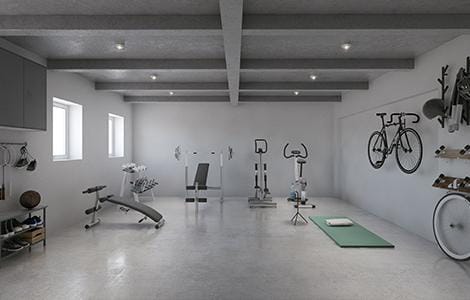 Aménager un souplex en salle de sport