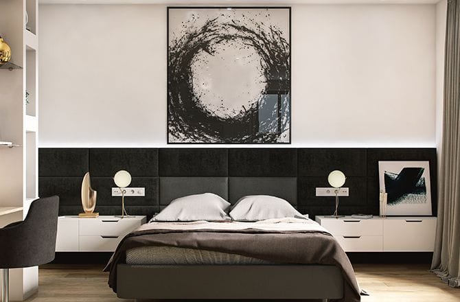 Chambre moderne cadre