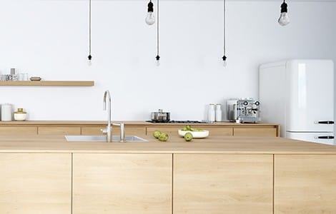 Bois et cuisine scandinave