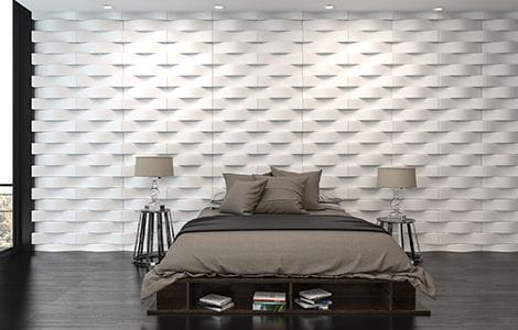 Revêtement chambre moderne : la céramique