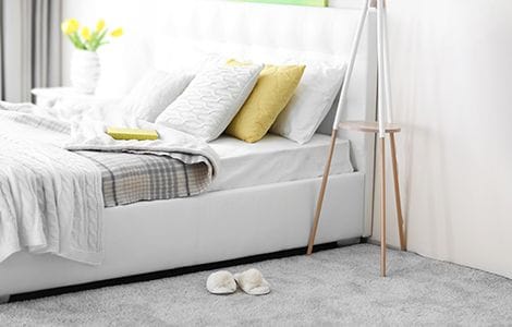 Revêtement chambre moderne : la moquette