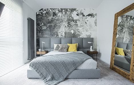 Revêtement chambre moderne : le papier peint